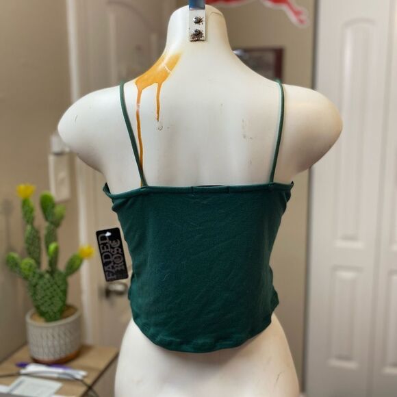 Faded Rose Green Tank top size large - Picture 2 of 3